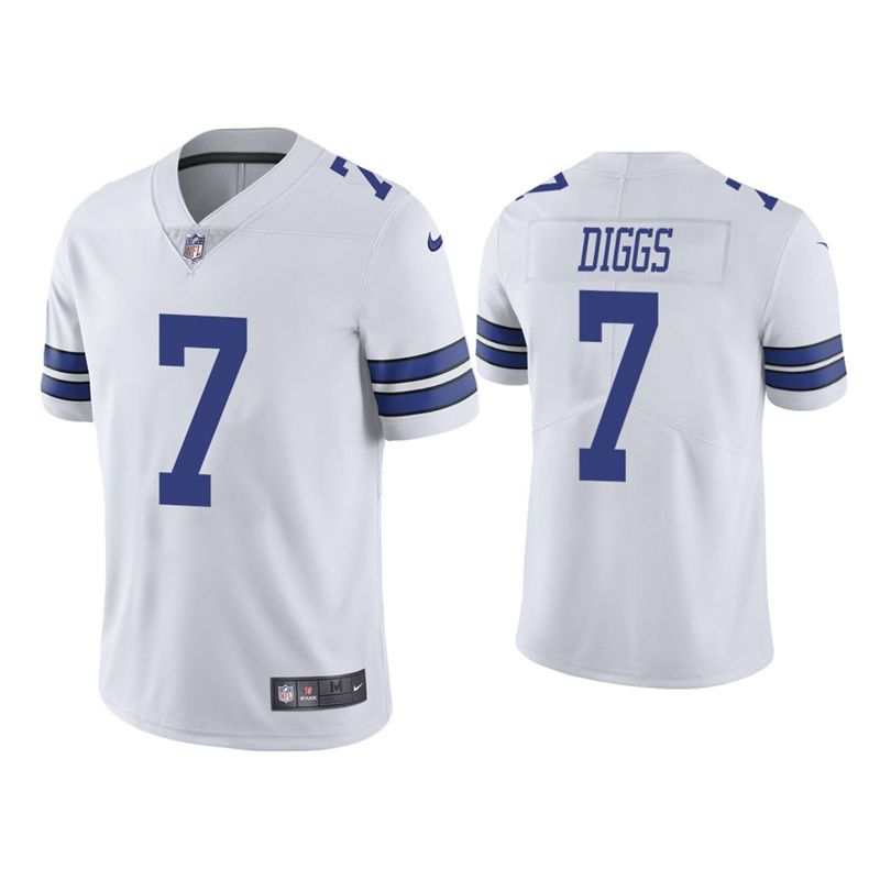 Youth Dallas Cowboys #7 Trevon Diggs White Vapor Untouchable Limited Stitched Jersey